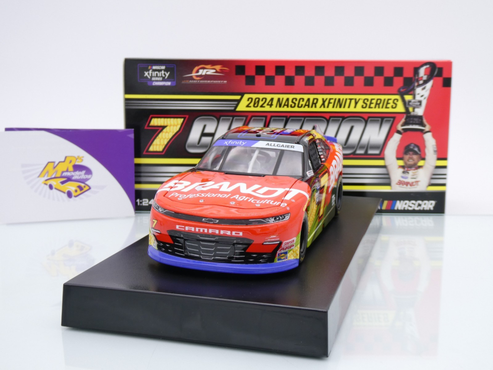 Lionel Racing NX72423BRAAGCHA # Chevrolet Camaro NASCAR " Justin Allgaier - Brandt 2024 Xfinity Champion " 1:24