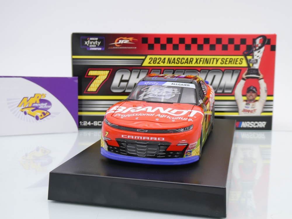 Lionel Racing NX72423BRAAGCHAA # Chevrolet Camaro NASCAR " Justin Allgaier - Brandt 2024 Xfinity Champion " 1:24 mit Autogramm