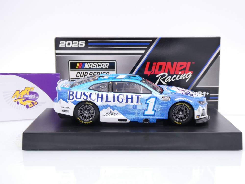 Lionel Racing CX12523BLBRZAUT # Chevrolet Camaro NASCAR 2025 " Ross Chastain - Busch Light Beer " 1:24 mit Autogramm