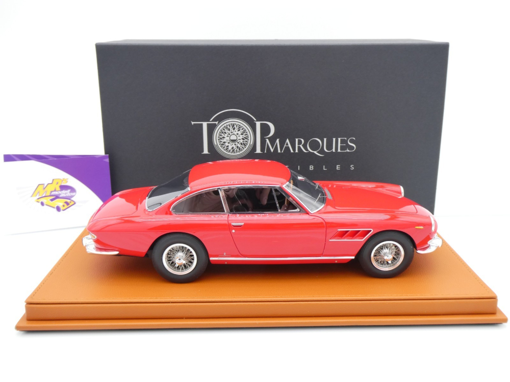 Top Marques TOP126B # Ferrari 330 GT 2+2 Baujahr 1965 " Ferrarirot " 1:18