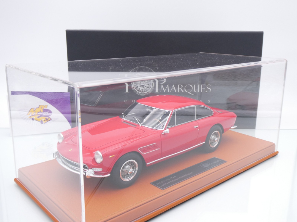 Top Marques TOP126B # Ferrari 330 GT 2+2 Baujahr 1965 " Ferrarirot " 1:18