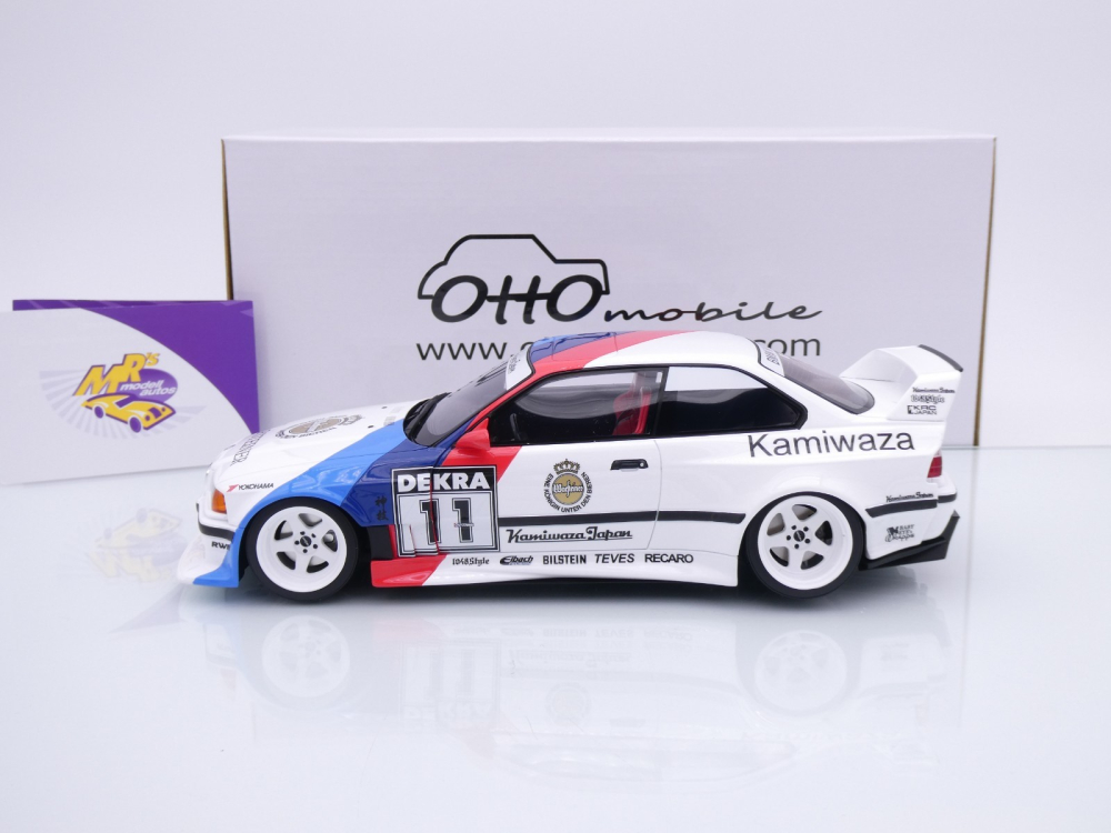 Ottomobile OT1176 # BMW E36 Coupe #11 2024 " Kamiwaza Khyzyl Saleem / Warsteiner " 1:18