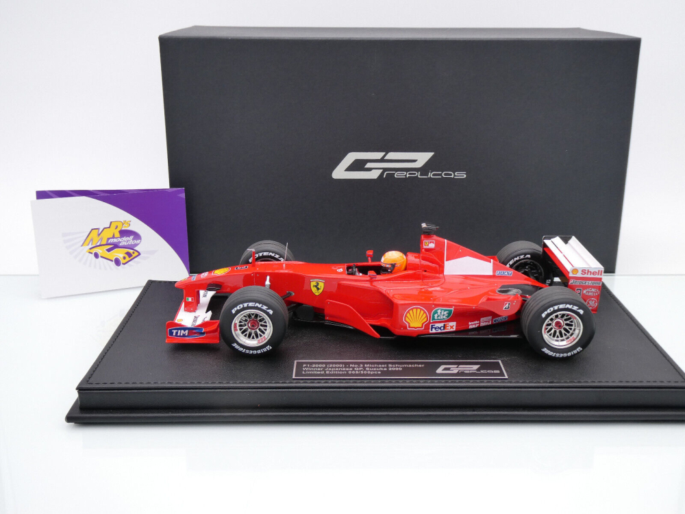 GP Replicas GP167CWD # Ferrari F1-2000 F1 Winner Japan 2000 " Michael Schumacher " 1:18