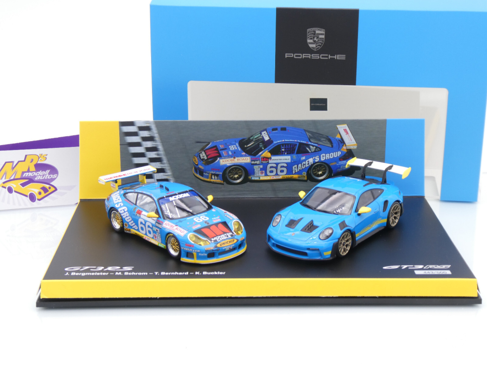 Minichamps WAP0205120SGT3 # 2er Set Porsche 911 GT3 RS " Daytona Tribute " 1:43