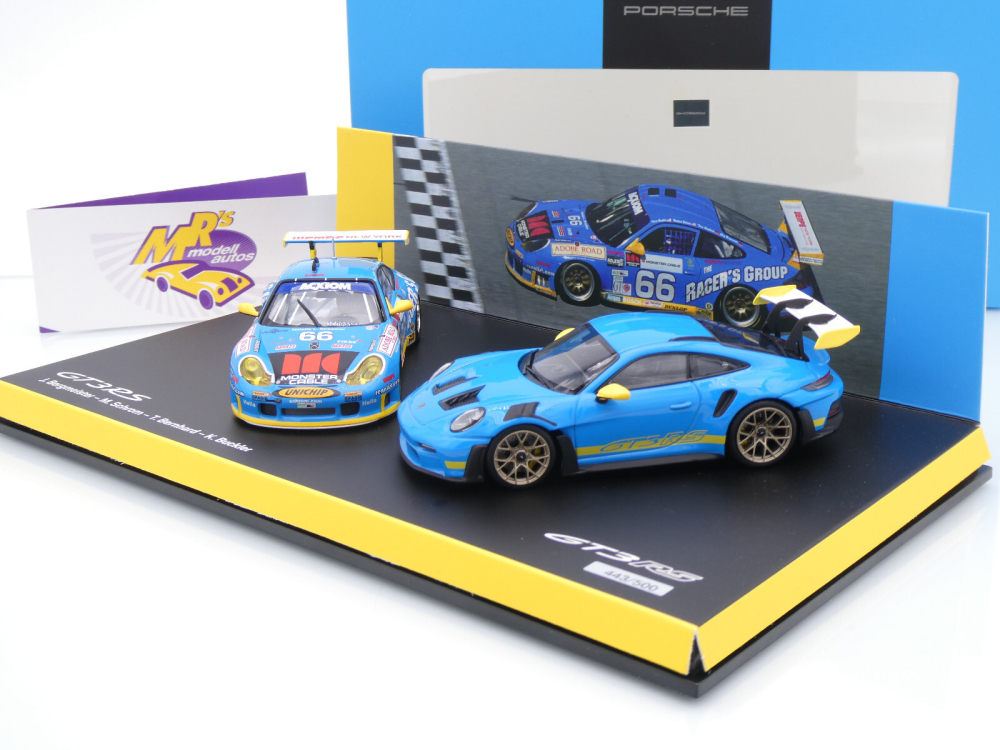 Minichamps WAP0205120SGT3 # 2er Set Porsche 911 GT3 RS " Daytona Tribute " 1:43