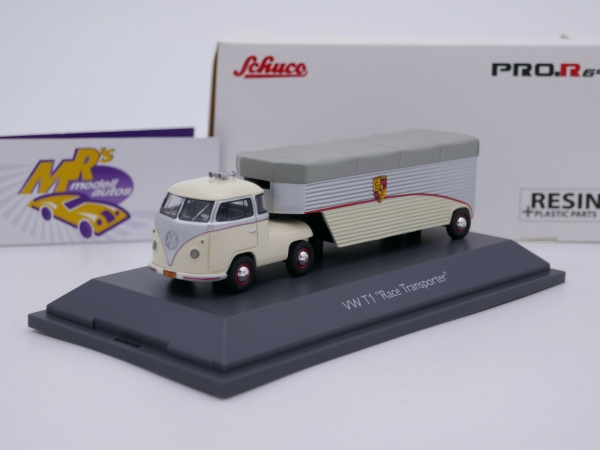 Schuco Pro.R64 20014 # Volkswagen T1 Renntransporter " Porsche " 1:64