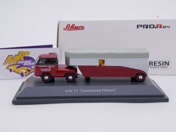 Schuco Pro.R64 20010 # Volkswagen T1 Renntransporter " Continental Motors - Volkswagen Porsche " 1:64