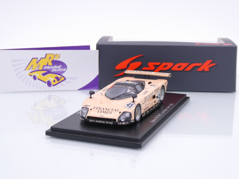 SPARK-MODEL S6800 Scale 1/43 | SPICE SE86C 3.3L V8 TEAM SPICE ENGINEERING N 70 24h LE MANS 1986
