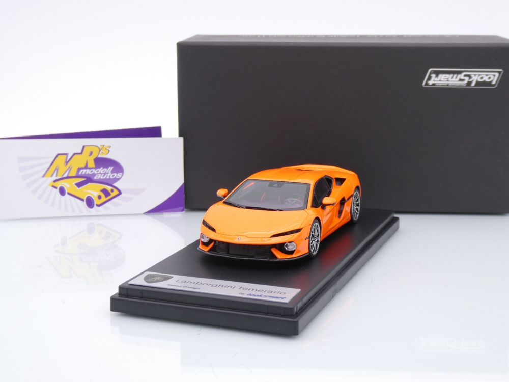 Look Smart LS555C # Lamborghini Temerario Baujahr 2024 " Arancio Apodis " 1:43