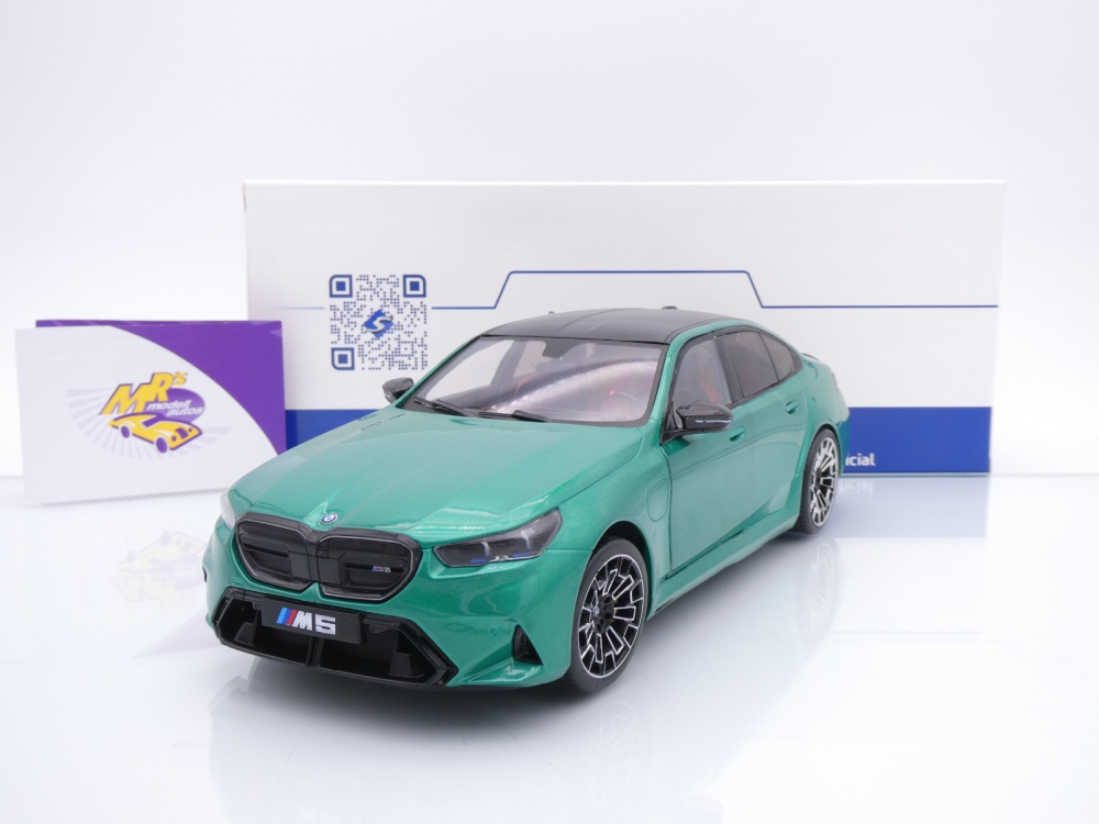 Solido S1814701 # BMW M5 (G90) M Performance Baujahr 2025 " Isle of Man Grün " 1:18