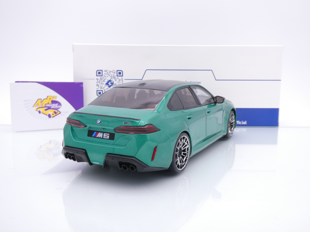 Solido S1814701 # BMW M5 (G90) M Performance Baujahr 2025 " Isle of Man Grün " 1:18