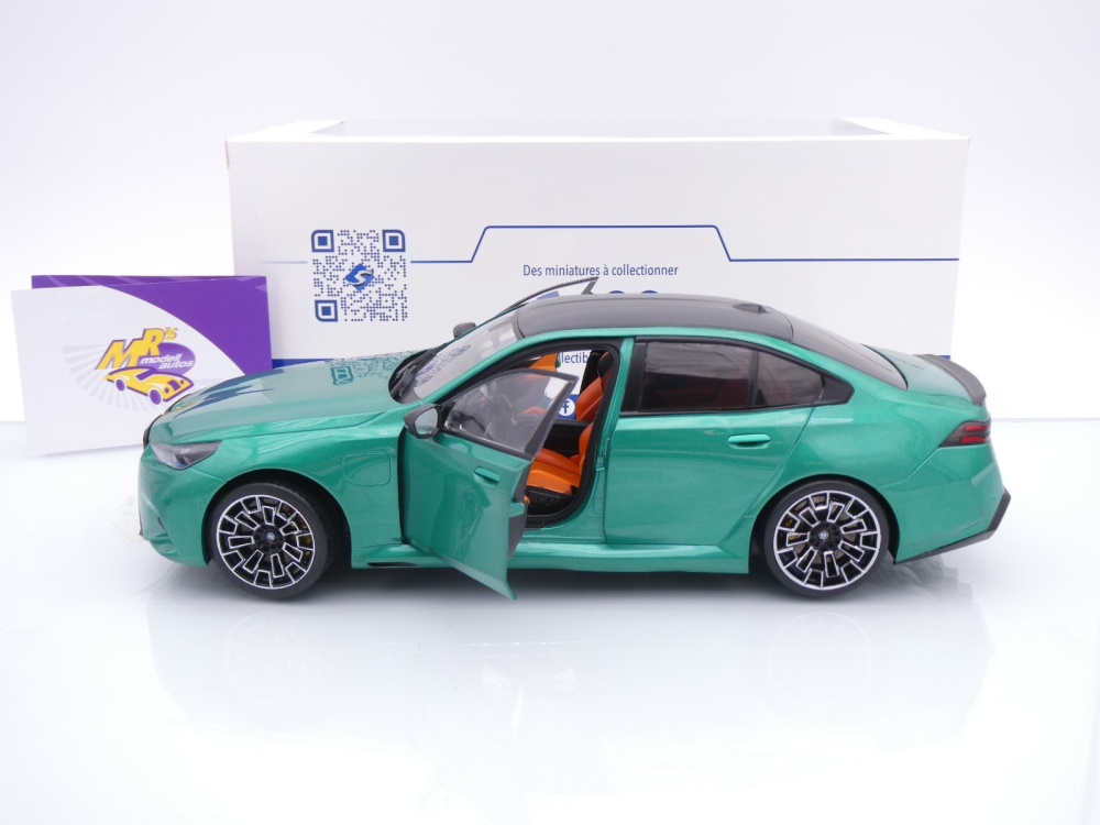 Solido S1814701 # BMW M5 (G90) M Performance Baujahr 2025 " Isle of Man Grün " 1:18