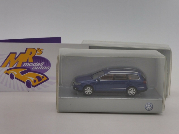 Wiking Werbemodell # VW Volkswagen Passat Variant B6 " dunkelblaumetallic " 1:87