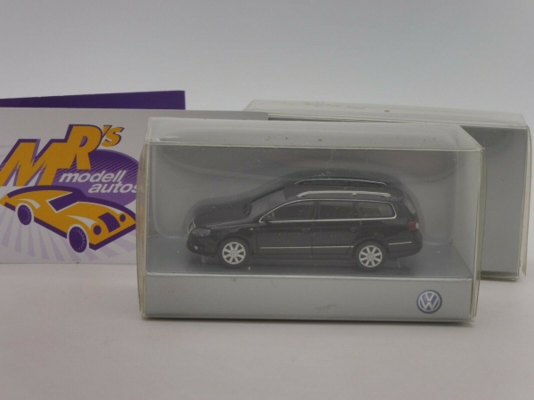 Wiking Werbemodell # VW Volkswagen Passat Variant B6 " schwarzmetallic " 1:87