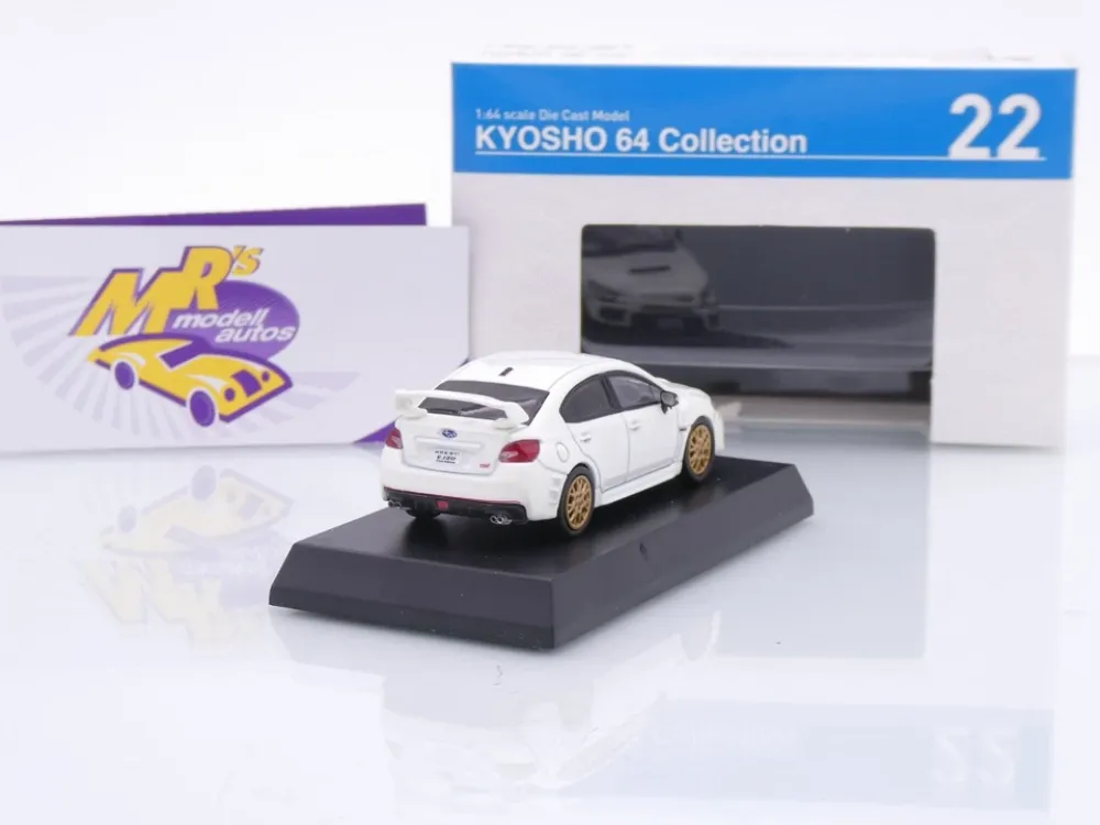 Kyosho K07116D #22 # Subaru WRX STI (EJ20) Final Edition Baujahr 2020 " weiß " 1:64