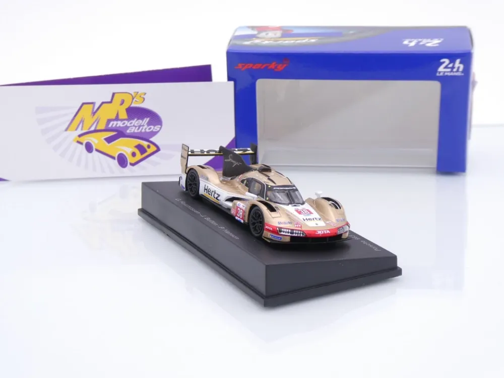 Sparky Y400 # Porsche 963 LMH #38 9th 24h Le Mans 2024 " Hertz Team JOTA " 1:64