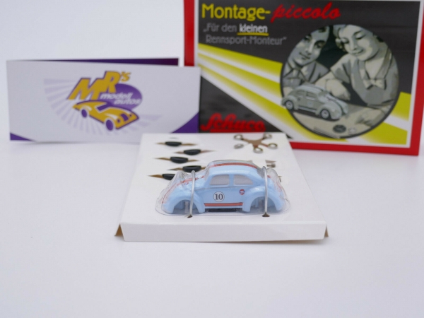 Schuco Piccolo 05607 # Montagekasten VW Käfer " GULF Racing " 1:90 Exl. für MHI
