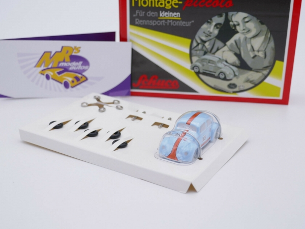Schuco Piccolo 05607 # Montagekasten VW Käfer " GULF Racing " 1:90 Exl. für MHI