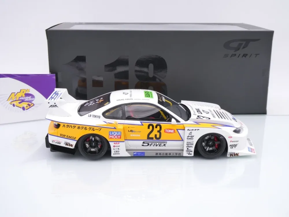 GT Spirit GT560 # Nissan Silvia S15 LB Silhouette #23 2021 " Liberty Walk " 1:18