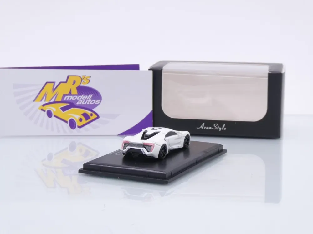 FrontiArt Avan Style HO-14 # Lykan Hyper Sport W-Motors Baujahr 2016 " weiß " 1:87