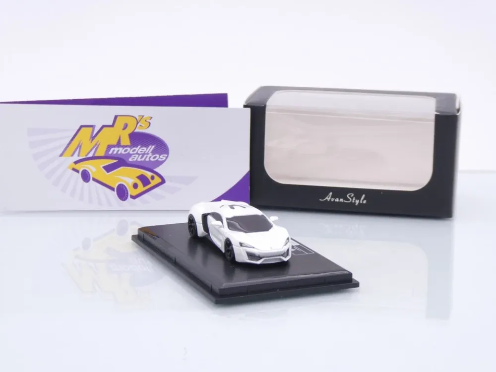 FrontiArt Avan Style HO-14 # Lykan Hyper Sport W-Motors Baujahr 2016 " weiß " 1:87