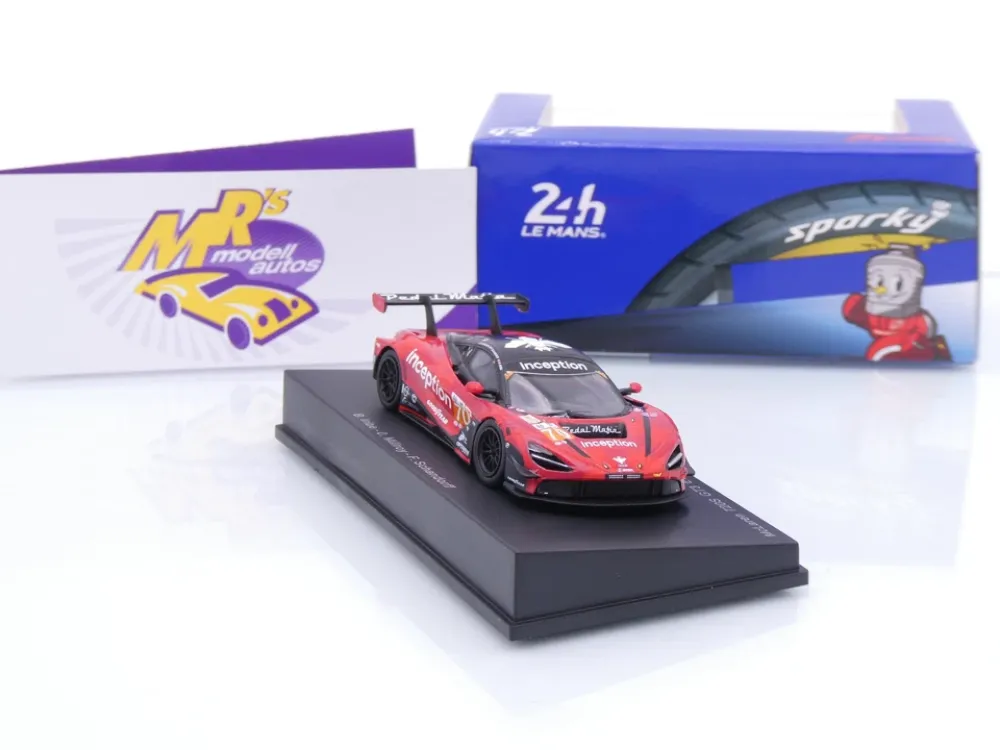 Sparky Y396 # McLaren 720S GT3 Pole 24h Le Mans 2024 " Inception Racing " 1:64