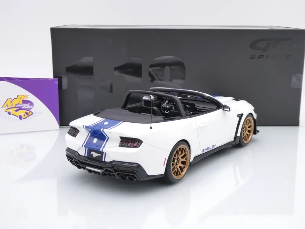 GT Spirit GT572 # Ford Shelby Mustang Supersnake Baujahr 2025 " weiß-blau " 1:18
