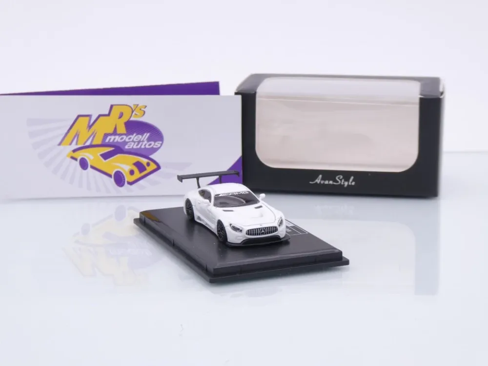 FrontiArt Avan Style HO-5 # Mercedes Benz AMG GT3 Baujahr 2016 " weiß " 1:87