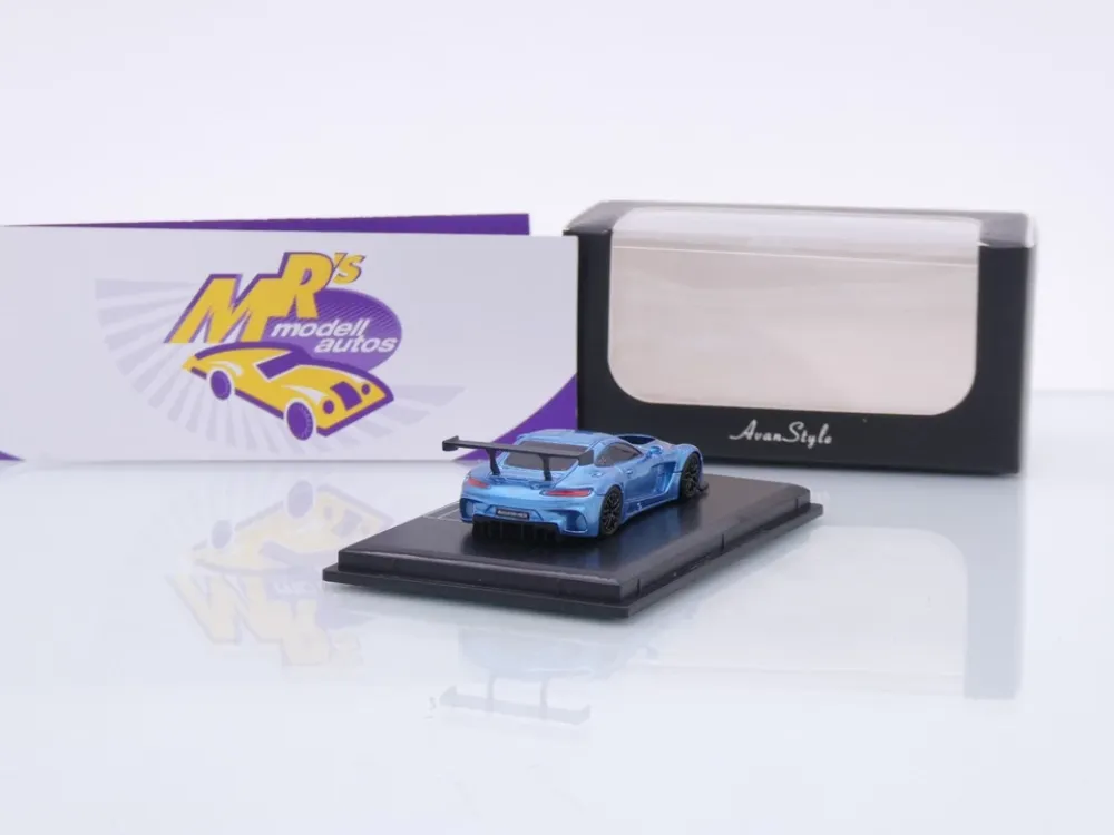 FrontiArt Avan Style HO-1 # Mercedes Benz AMG GT3 Baujahr 2016 " blaumetallic " 1:87