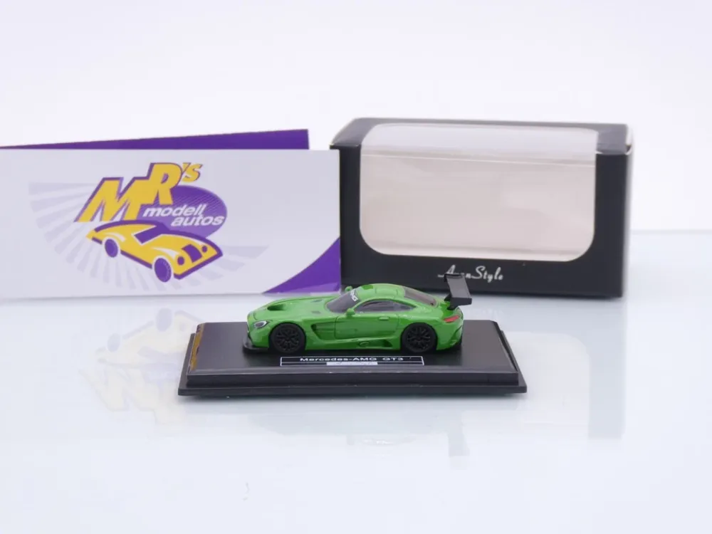 FrontiArt Avan Style HO-2 # Mercedes Benz AMG GT3 Baujahr 2016 " grünmetallic " 1:87