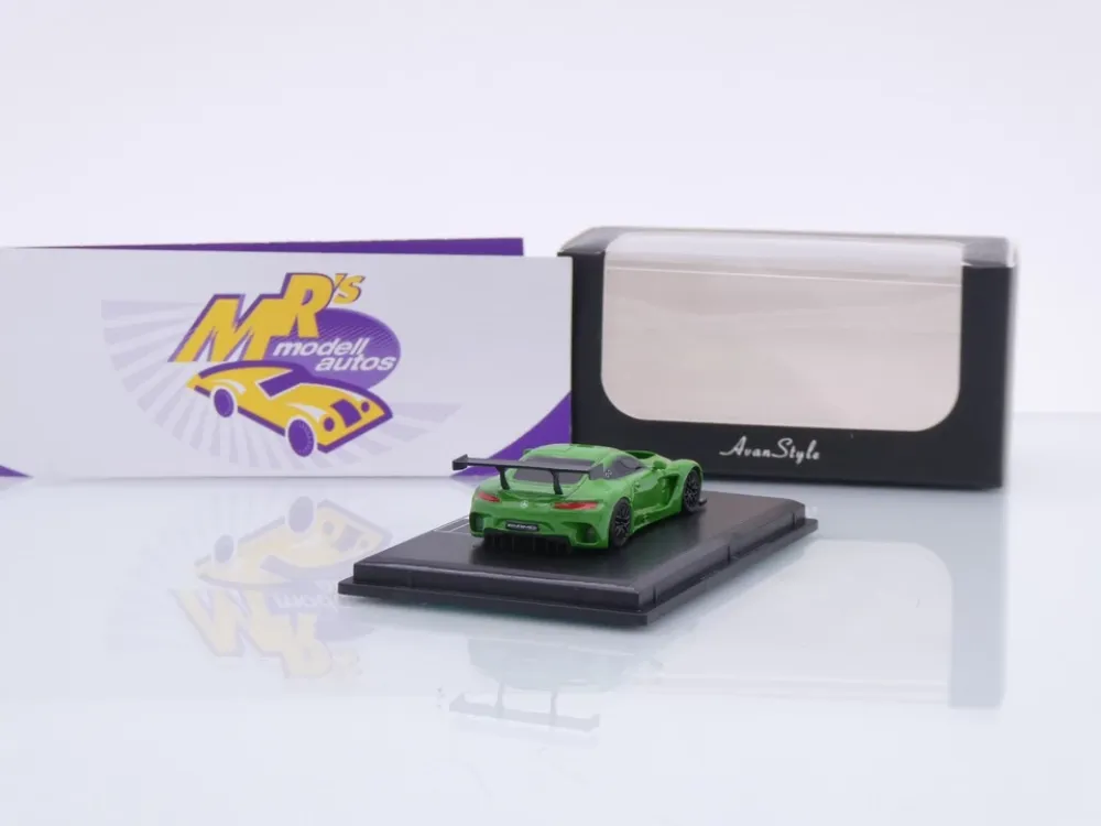 FrontiArt Avan Style HO-2 # Mercedes Benz AMG GT3 Baujahr 2016 " grünmetallic " 1:87