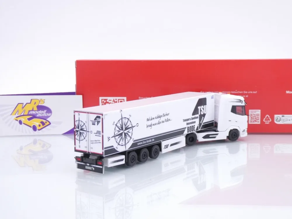 Herpa 319959 # DAF XG+ Kühlkoffer-Sattelzug " TSU Jens Bode Spedition " 1:87