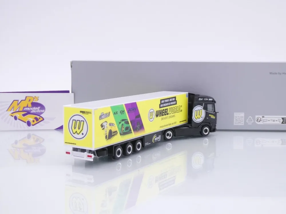 Herpa 961547 # DAF XG Kühlkoffer-Sattelzug " Spedition Kalbitz Wheelworld " 1:87