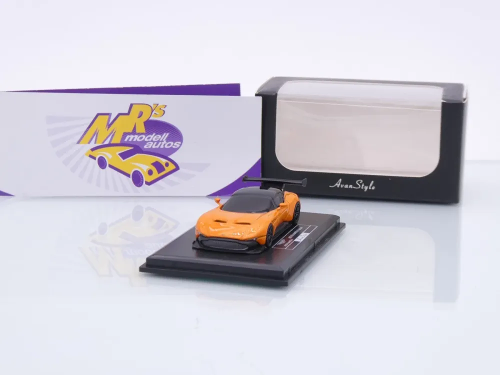 FrontiArt Avan Style HO-22 # Aston Martin Vulcan Baujahr 2016 " orange " 1:87