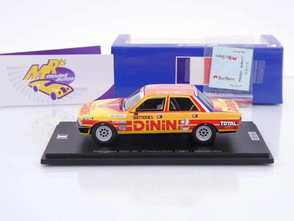 Spark SF266 # Peugeot 505 2L #2 FTCC Montlhery 1980 " J-P. Beltoise DININ " 1:43