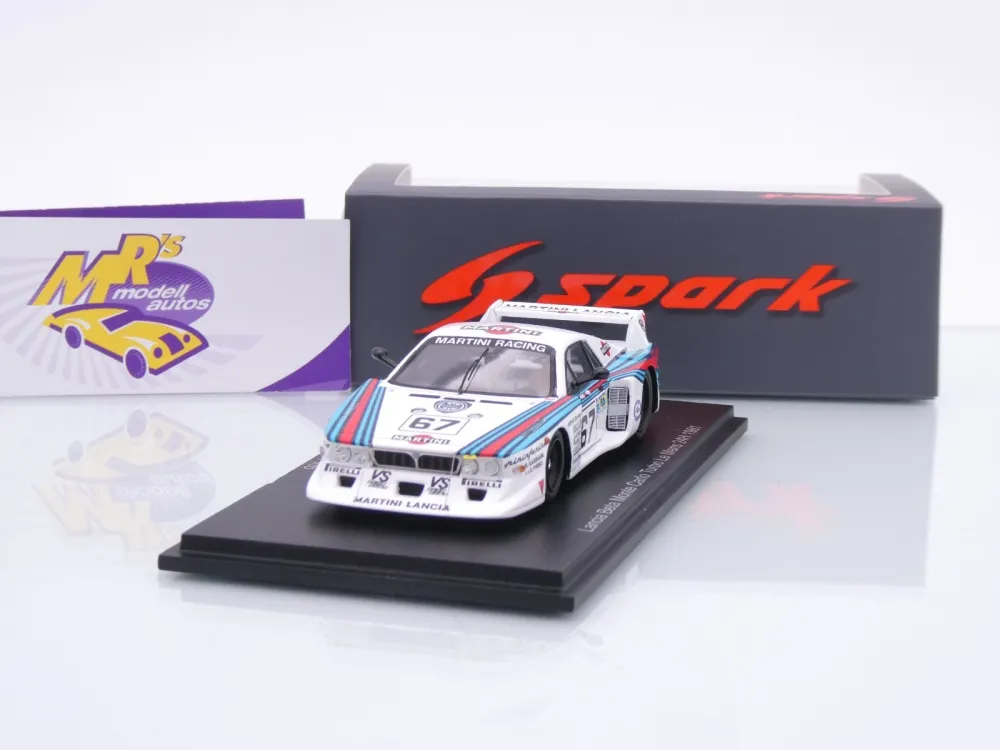Spark S1385 # Lancia Beta Montecarlo Turbo #67 24h Le Mans 1981 " Martini " 1:43
