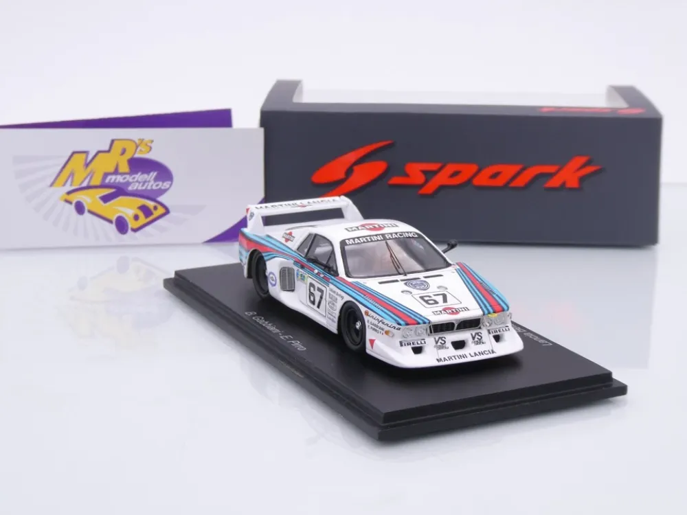 Spark S1385 # Lancia Beta Montecarlo Turbo #67 24h Le Mans 1981 " Martini " 1:43