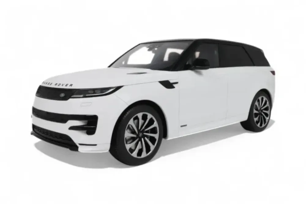 GT Spirit GT553 # Land Range Rover Sport P510E Baujahr 2023 " Fujiweiß - schwarz" 1:12