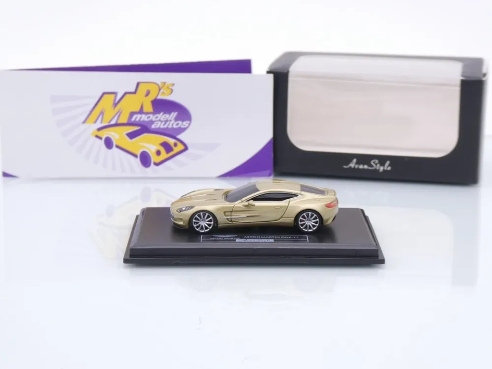 FrontiArt Avan Style HO-7 # Aston Martin One-77 Coupe Baujahr 2012 " goldmetallic " 1:87