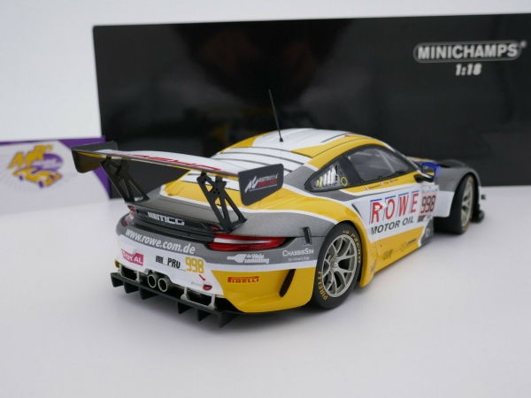 Minichamps 155196088 # Porsche 911 GT3R Nr.998 24h Spa 2019 " ROWE Racing " 1:18