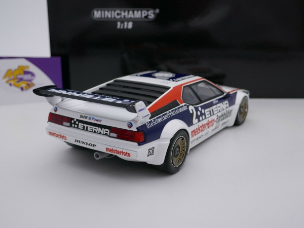 Minichamps 155822902 # BMW M1 Team Schnitzer Zolder 1982 " H.-J Stuck " 1:18