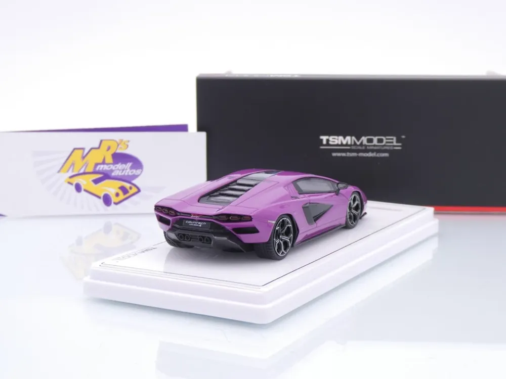 TSM Models 430854 # Lamborghini Countach LPI800-4 Baujahr 2023 " Viola 30th " 1:43