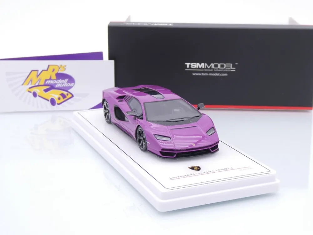 TSM Models 430854 # Lamborghini Countach LPI800-4 Baujahr 2023 " Viola 30th " 1:43
