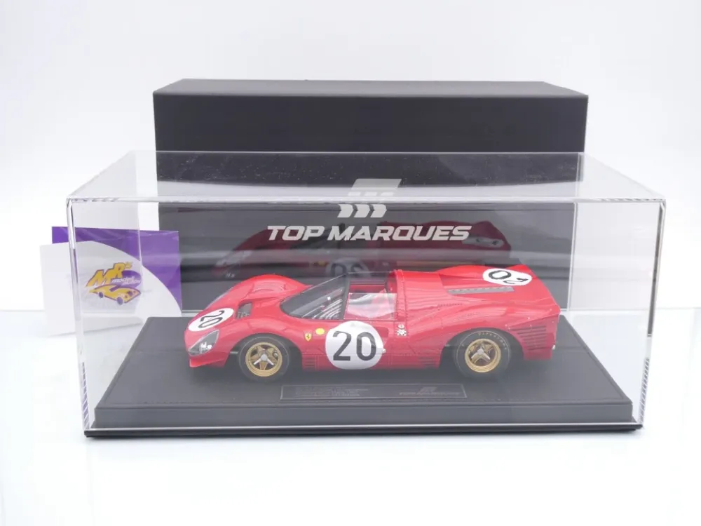 Top Marques TOP146C # Ferrari 330 P4 Spider #20 24h Le Mans 1967 " Nino Vaccarella - Chris Amon " 1:18