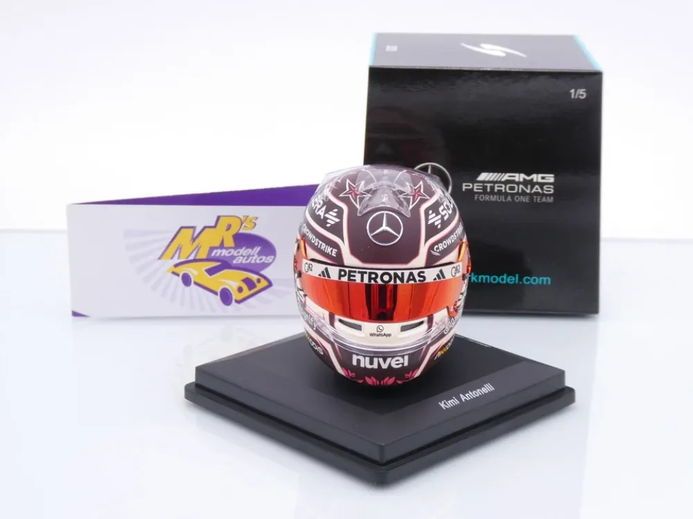 Spark 5HF197 # Helm Formel 1 Mercedes-AMG " Kimi Antonelli - Miami GP 2025 " 1:5