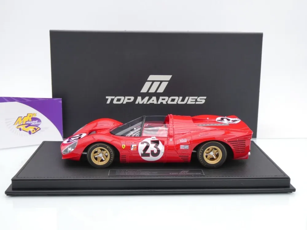 Top Marques TOP146A # Ferrari 330 P4 Spider #23 24h Daytona 1967 " Chris Amon - Lorenzo Bandini " 1:18