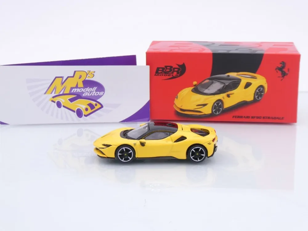 BBR Models BBRFER64031 # Ferrari SF90 Baujahr 2024 " Giallo Modena " 1:64