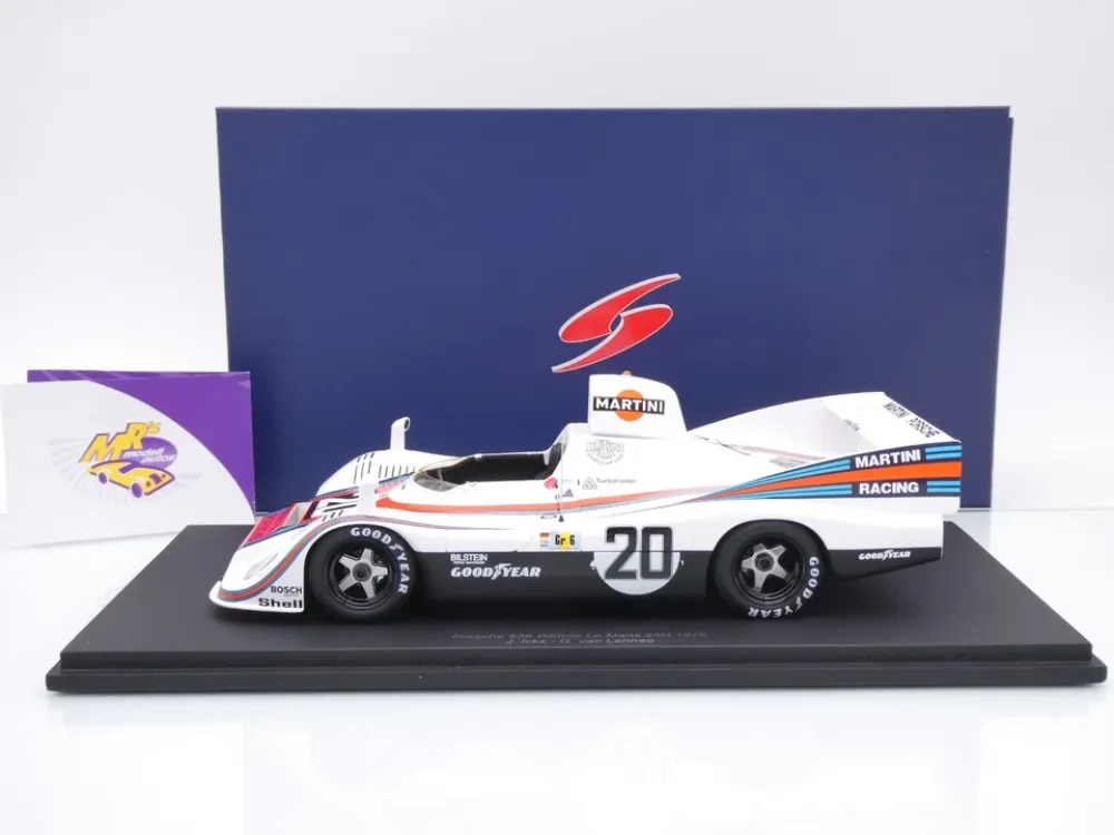 Spark 18LM76 # Porsche 936 #20 Winner 24h Le Mans 1976 " Martini Racing - Jacky Ickx " 1:18