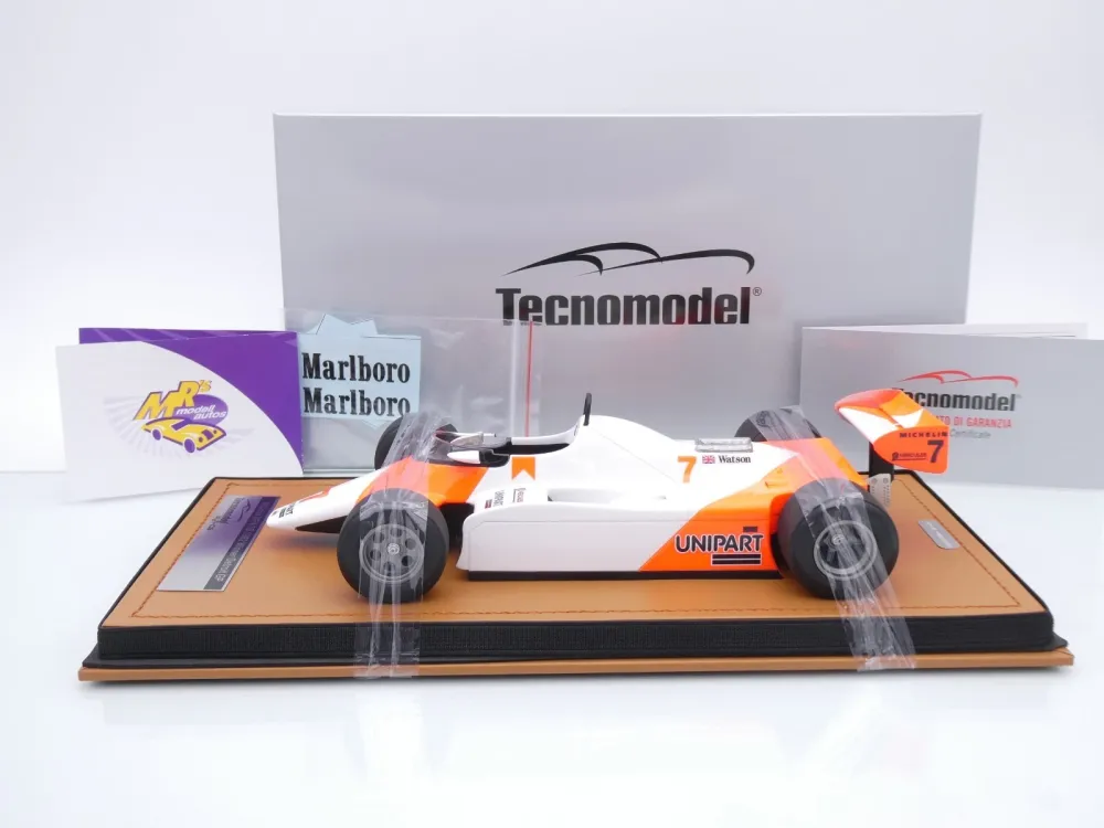 Tecnomodel TM18-368B # McLaren MP4/1B F1 #7 Detroit GP 1982 " John Watson " 1:18