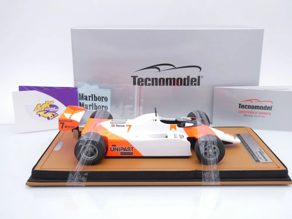 Tecnomodel TM18-368B # McLaren MP4/1B F1 #7 Detroit GP 1982 " John Watson " 1:18